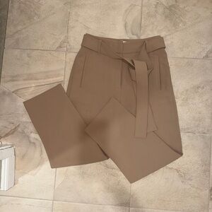 Wilfred Taupe Belted Trousers